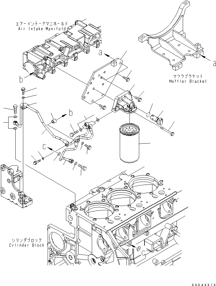 Схема запчастей Komatsu SAA6D140E-5 - АНТИКОРРОЗ. ЭЛЕМЕНТ(№-) ДВИГАТЕЛЬ