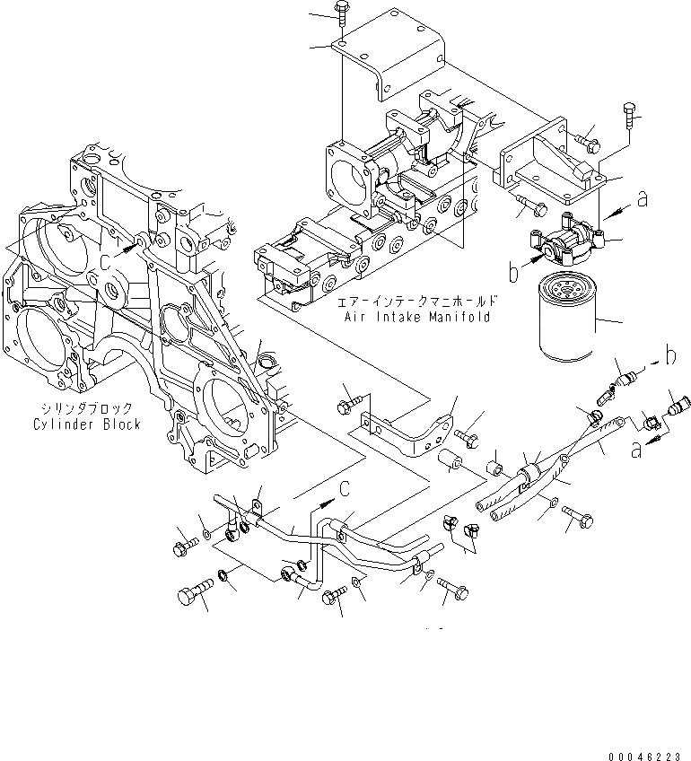 Схема запчастей Komatsu SAA6D125E-5B - АНТИКОРРОЗ. ЭЛЕМЕНТ ДВИГАТЕЛЬ