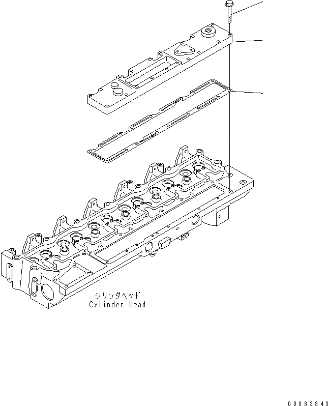 Схема запчастей Komatsu SAA6D114E-2BA - ВПУСК ВОЗДУХА COVER ДВИГАТЕЛЬ