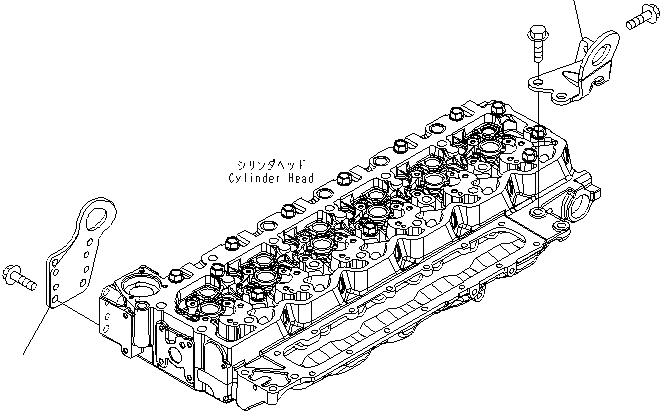 Схема запчастей Komatsu SAA6D107E-1F-W - ПОДЪЕМ КОРПУС ДВИГАТЕЛЬ