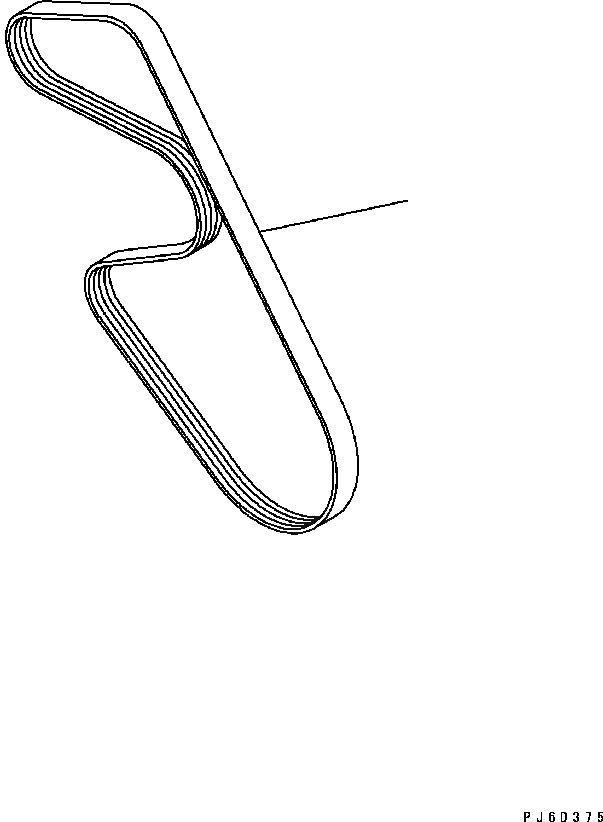 Схема запчастей Komatsu Engine SAA6D114E-2BB-VH - ПРИВОД ВОДЯН. ПОМПЫ РЕМЕНЬ (ДЛЯ ГЕНЕРАТОРА 90А) (№8-8) ДВИГАТЕЛЬ