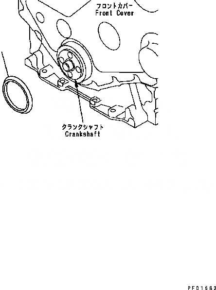 Схема запчастей Komatsu SAA6D102E-2 - DUST УПЛОТНЕНИЕ ДВИГАТЕЛЬ