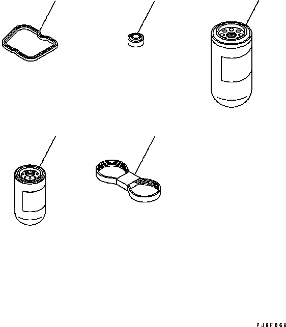 Схема запчастей Komatsu SAA6D102E-2 - ЗАП. ЧАСТИ ДВИГАТЕЛЬ