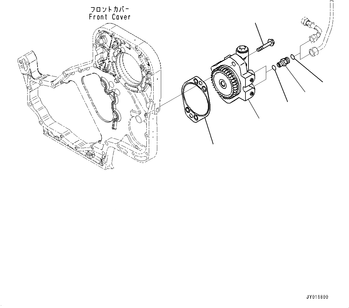 Схема запчастей Komatsu SAA6D114E-5A - ГИДР. НАСОС. ГИДР. НАСОС.