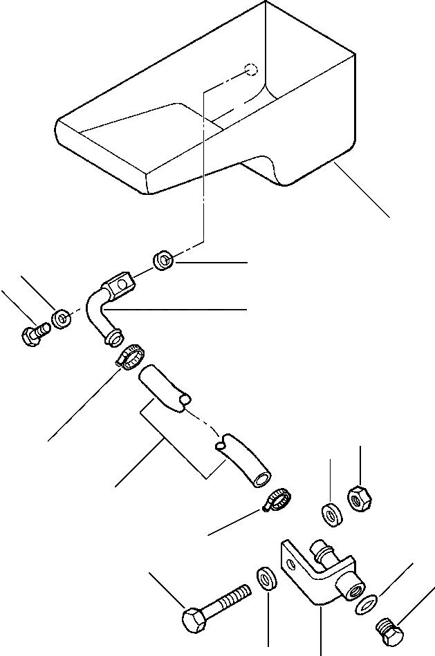 Схема запчастей Komatsu WA120-1LC - ДРЕНАЖ МАСЛА ЛИНИЯ КОМПОНЕНТЫ ДВИГАТЕЛЯ & ЭЛЕКТРИКА
