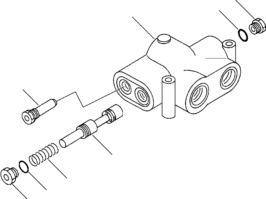 Схема запчастей Komatsu WA120-1LC - ПРИОРИТЕТН. КЛАПАН УПРАВЛ-Е РАБОЧИМ ОБОРУДОВАНИЕМ