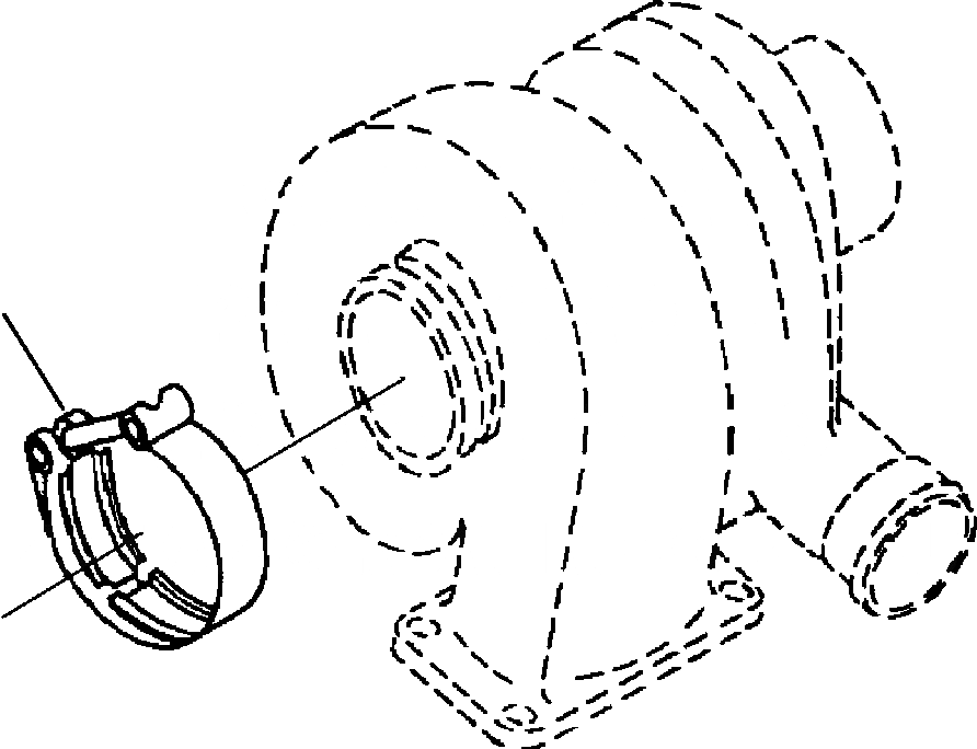 Схема запчастей Komatsu WA120-3L - ОТВОД ВЫХЛОПН. ГАЗОВ ДВИГАТЕЛЬ