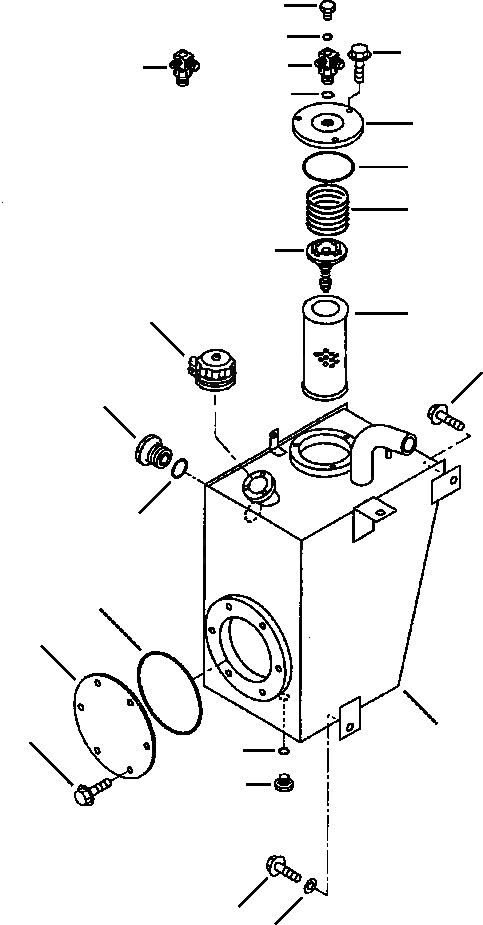 Схема запчастей Komatsu WA120-3L - FIG NO. H-A ГИДР. БАК. ГИДРАВЛИКА