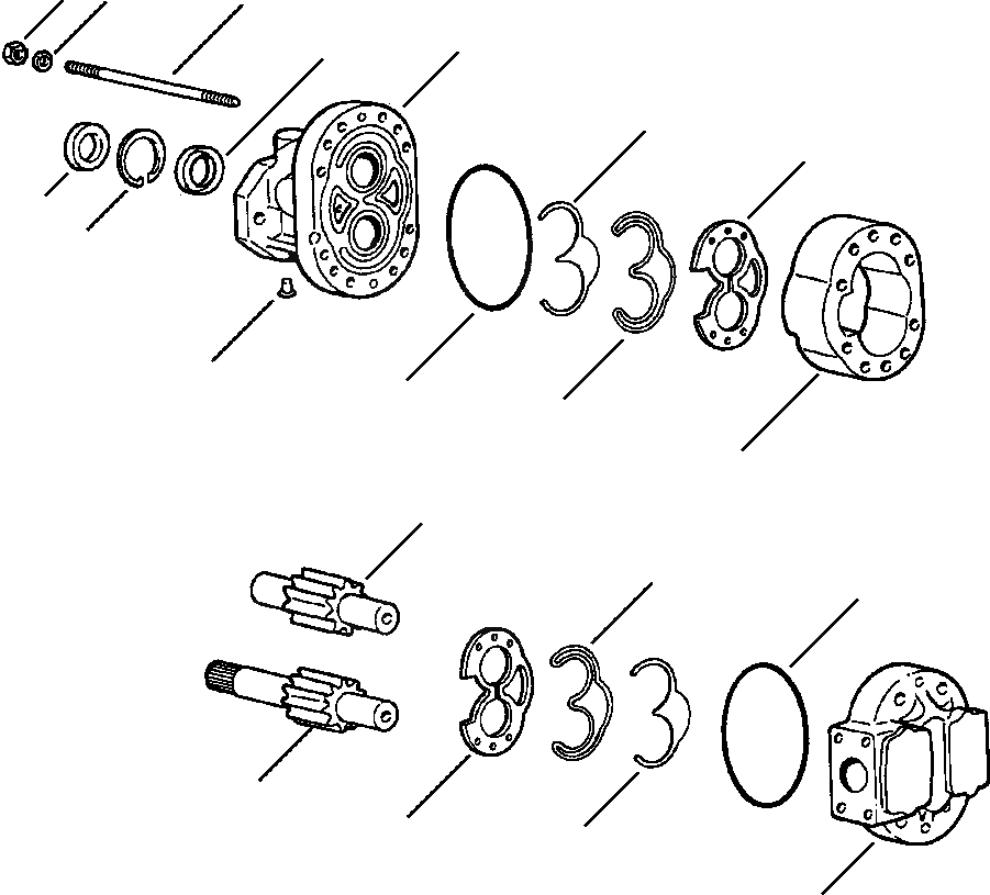 Схема запчастей Komatsu WA120-3L - FIG NO. H-A ОБОРУД-Е НАСОС ГИДРАВЛИКА
