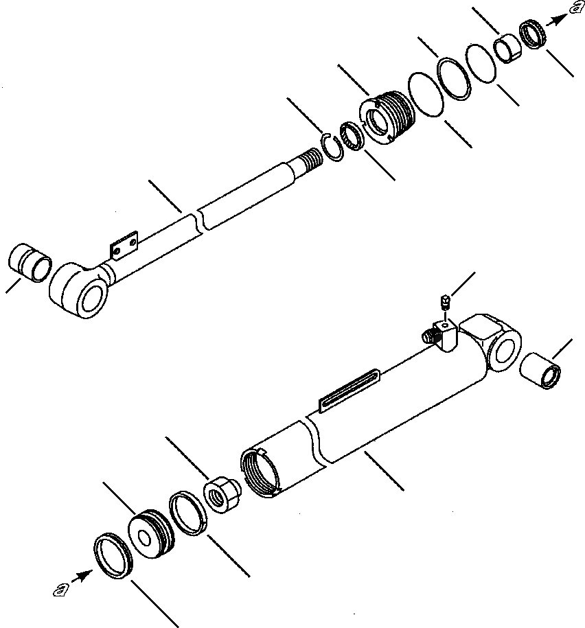 Схема запчастей Komatsu WA120-3L - FIG NO. H-A ЦИЛИНДР КОВША СТАНДАРТН. СТРЕЛА ИЛИ LOGGER ГИДРАВЛИКА