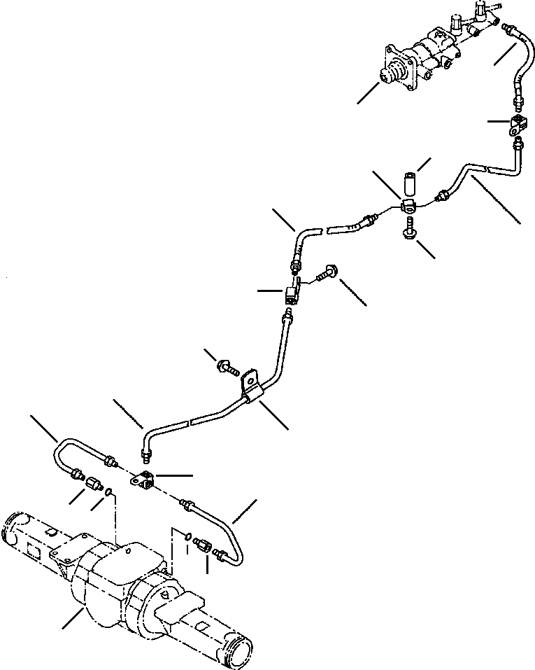 Схема запчастей Komatsu WA120-3L - FIG NO. K-A ТОРМОЗНАЯ ГИДРОЛИНИЯ ПЕРЕДН ТОРМОЗН. ГИДРОЛИНИЯS КАБИНА ОПЕРАТОРА И СИСТЕМА УПРАВЛЕНИЯ