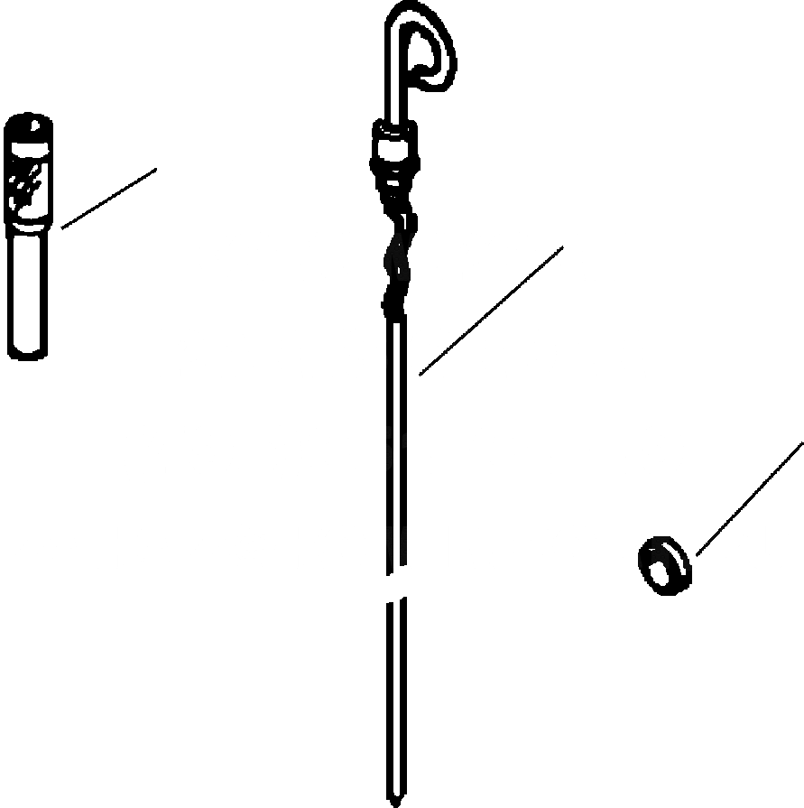 Схема запчастей Komatsu WA120-3MC - FIG. A-AA DIPSTICK ДВИГАТЕЛЬ