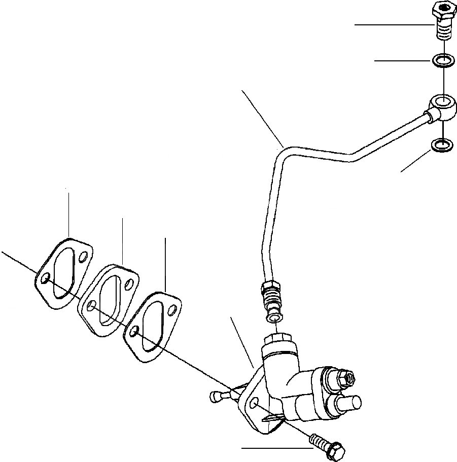 Схема запчастей Komatsu WA120-3MC - FIG. A-AA НАСОС ПОДКАЧКИ ТОПЛИВА ДВИГАТЕЛЬ