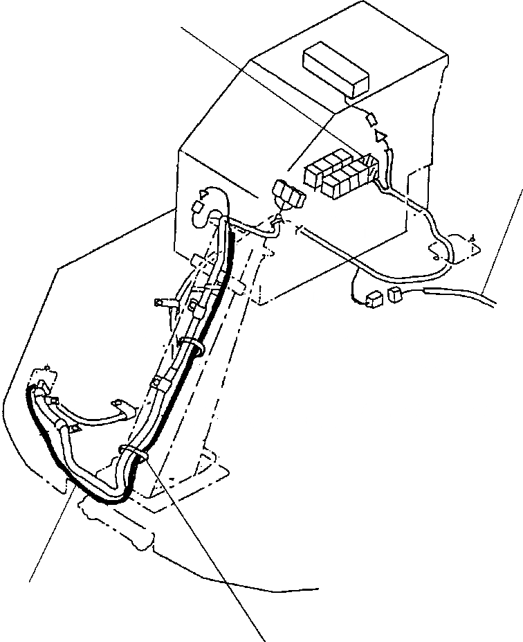 Схема запчастей Komatsu WA120-3MC - FIG. E-A ЭЛЕКТР. - GROUND ПРИВОДN РУЛЕВ. УПРАВЛЕНИЕ ЭЛЕКТРИКА