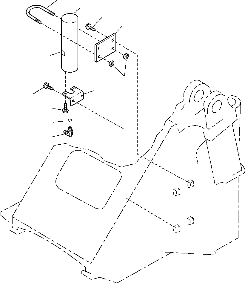 Схема запчастей Komatsu WA120-3MC - FIG. H-A ЭЛЕКТРОНН.ALLY УПРАВЛ-ЕLED ПОДВЕСКА СИСТЕМА (E.C.S.S.) - АККУМУЛЯТОР И ЭЛЕМЕНТЫ КРЕПЛЕНИЯ ГИДРАВЛИКА