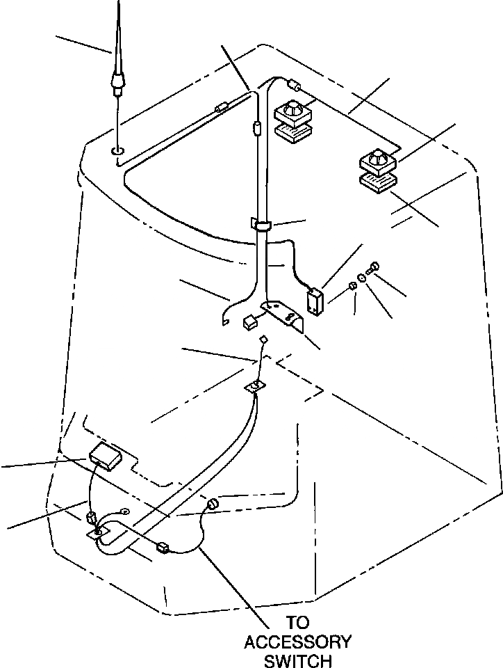 Схема запчастей Komatsu WA120-3MC - FIG. K8-A РАДИО - AM/FM CASSETTE КАБИНА ОПЕРАТОРА И СИСТЕМА УПРАВЛЕНИЯ