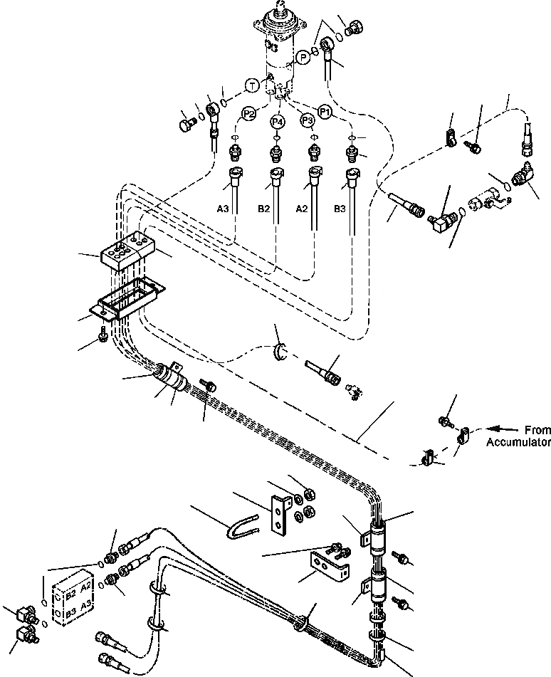 Схема запчастей Komatsu WA120-3MC - FIG. K-A PPC ТРУБЫ КАБИНА ОПЕРАТОРА И СИСТЕМА УПРАВЛЕНИЯ
