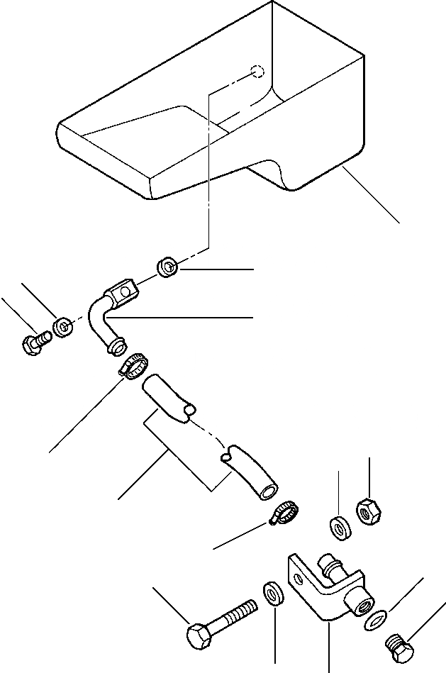 Схема запчастей Komatsu WA180-1LC - ДРЕНАЖ МАСЛА ЛИНИЯ КОМПОНЕНТЫ ДВИГАТЕЛЯ & ЭЛЕКТРИКА
