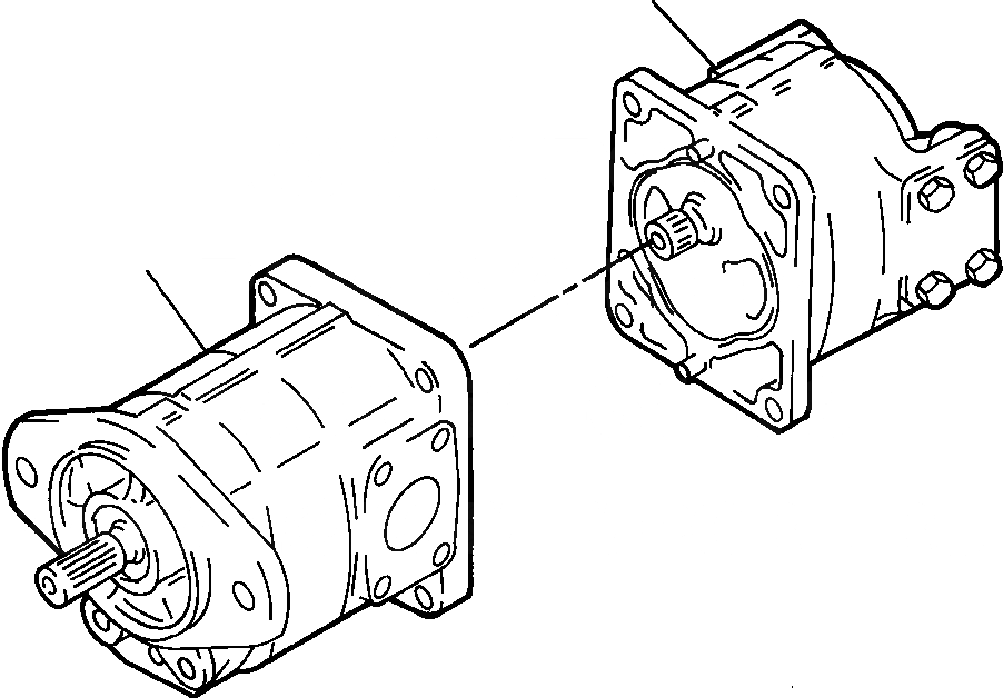 Схема запчастей Komatsu WA180-1LC - ГИДР. НАСОС. - KOMATSU LIFT, РАЗГРУЗКА, И РУЛЕВ. УПРАВЛЕНИЕ УПРАВЛ-Е РАБОЧИМ ОБОРУДОВАНИЕМ