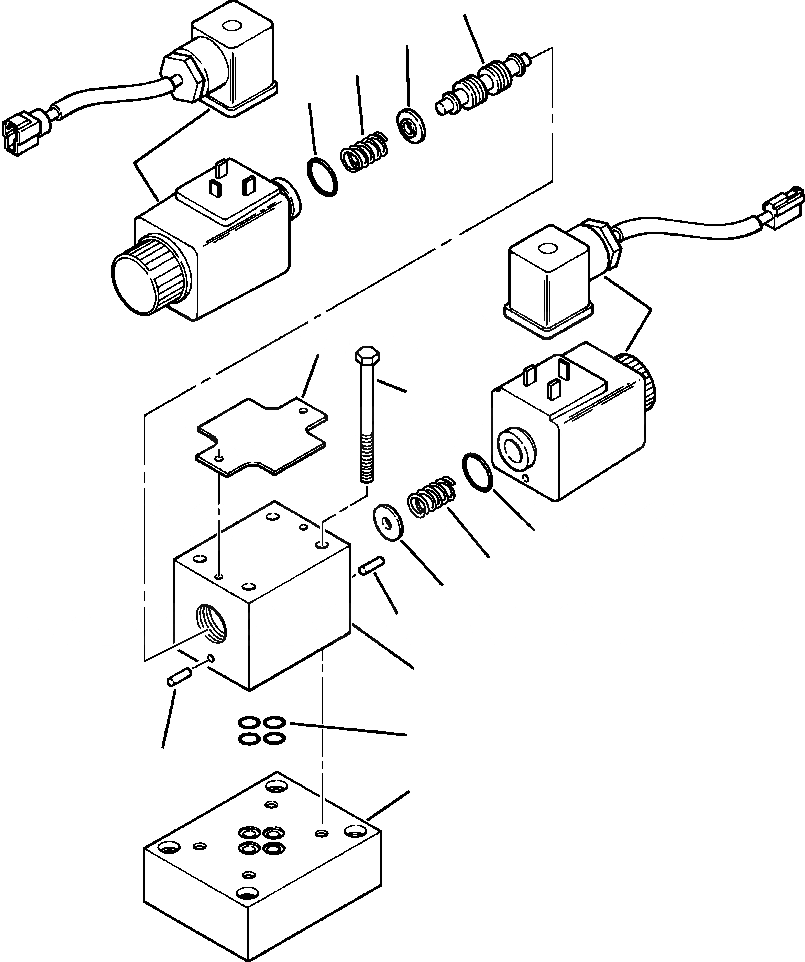 Схема запчастей Komatsu WA180-1LC - УПРАВЛЯЮЩ. КЛАПАН MULTI-COUPLER УПРАВЛ-Е РАБОЧИМ ОБОРУДОВАНИЕМ