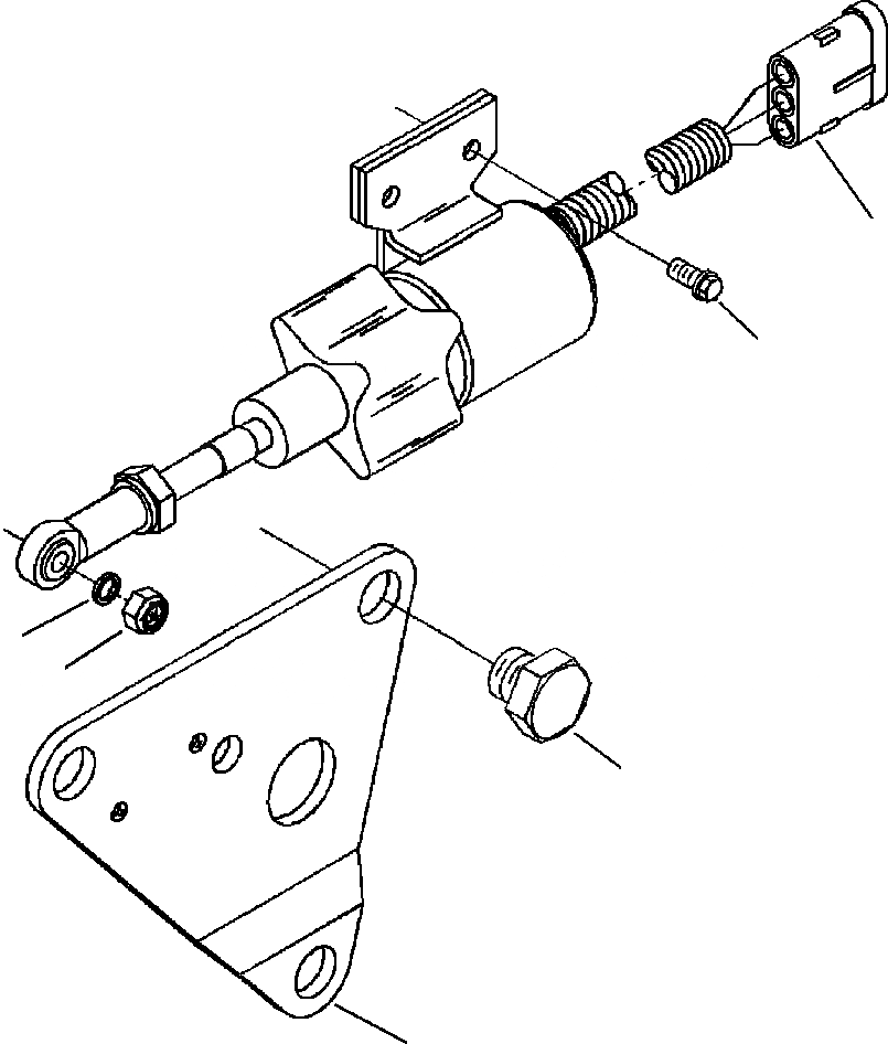 Схема запчастей Komatsu WA180-3L - FIG. A-7A ТОПЛИВН. ОТСЕКАЮЩ. КЛАПАН ДВИГАТЕЛЬ