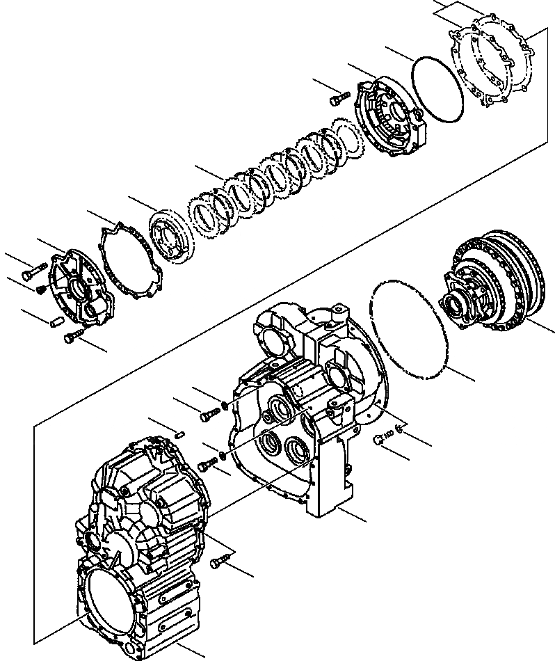 Схема запчастей Komatsu WA180-3L - FIG. F-A ТРАНСМИССИЯ - ASSEMBLY СИЛОВАЯ ПЕРЕДАЧА И КОНЕЧНАЯ ПЕРЕДАЧА