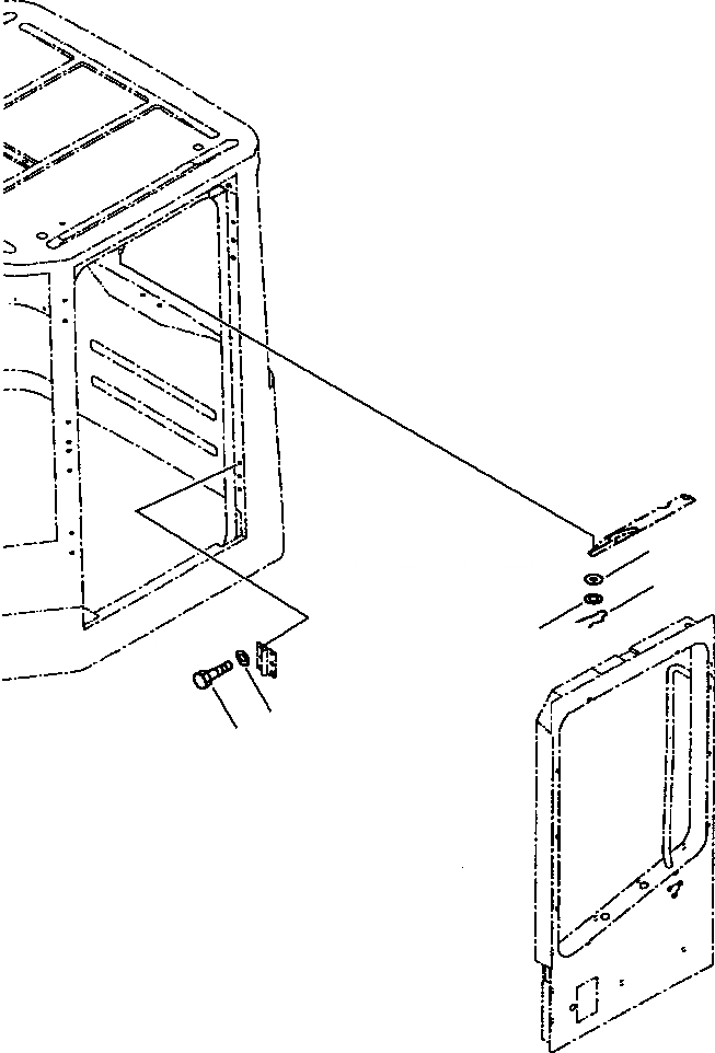 Схема запчастей Komatsu WA180-3L - FIG. K-A КАБИНА - ЛЕВ. И ПРАВ. ДВЕРЬ - ЭЛЕМЕНТЫ КРЕПЛЕНИЯ КАБИНА ОПЕРАТОРА И СИСТЕМА УПРАВЛЕНИЯ
