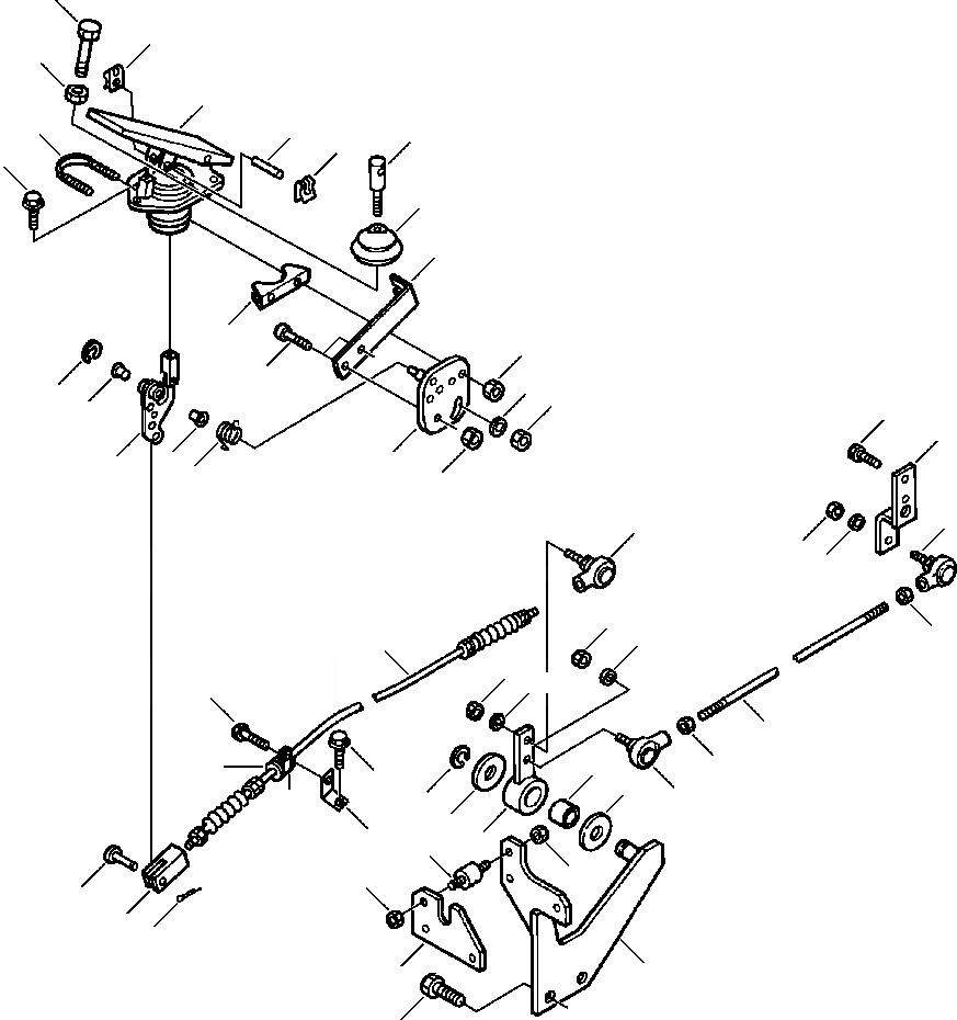 Схема запчастей Komatsu WA180-3L - FIG. K-A УПРАВЛ-Е ДВИГАТЕЛЕМ - ПЕДАЛЬ АКСЕЛЕРАТОРАAND МЕХАНИЗМ КАБИНА ОПЕРАТОРА И СИСТЕМА УПРАВЛЕНИЯ