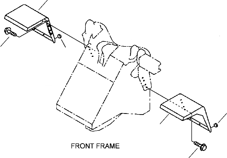Схема запчастей Komatsu WA180-3L - FIG. M-A ПЕРЕДН. КРЫЛО ЧАСТИ КОРПУСА