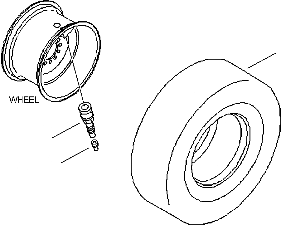 Схема запчастей Komatsu WA180-3L - FIG. S-A КОЛЕСА ASSEMBLY ПОДВЕСКА И КОЛЕСА