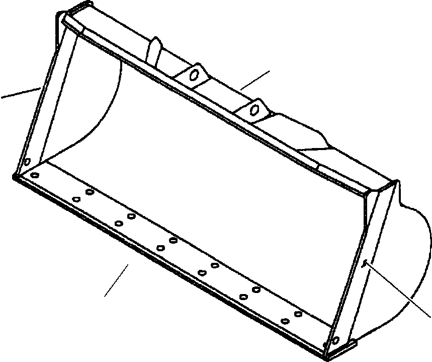 Схема запчастей Komatsu WA180-3L - FIG. T-A КОВШ ASSEMBLY - LIGHT МАТЕРИАЛERIAL - .88 CU. YD. (. CU. M) РАБОЧЕЕ ОБОРУДОВАНИЕ
