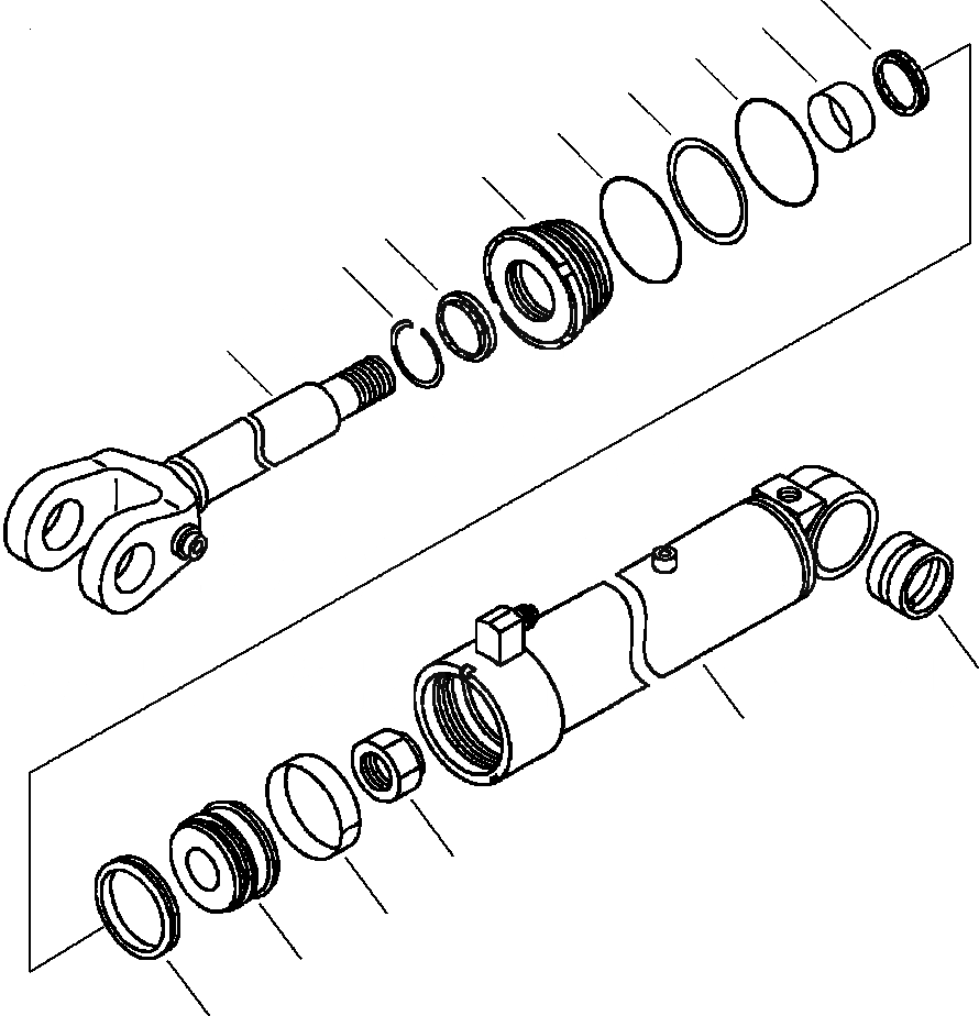 Схема запчастей Komatsu WA180-3L - FIG. T-A ГИДРОЦИЛИНДР ПОДЪЕМА РАБОЧЕЕ ОБОРУДОВАНИЕ