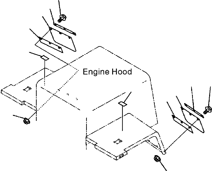 Схема запчастей Komatsu WA180-3MC - FIG. M-A ПОЛН. КРЫЛО - ЗАДН. БРЫЗГОВИК ЧАСТИ КОРПУСА