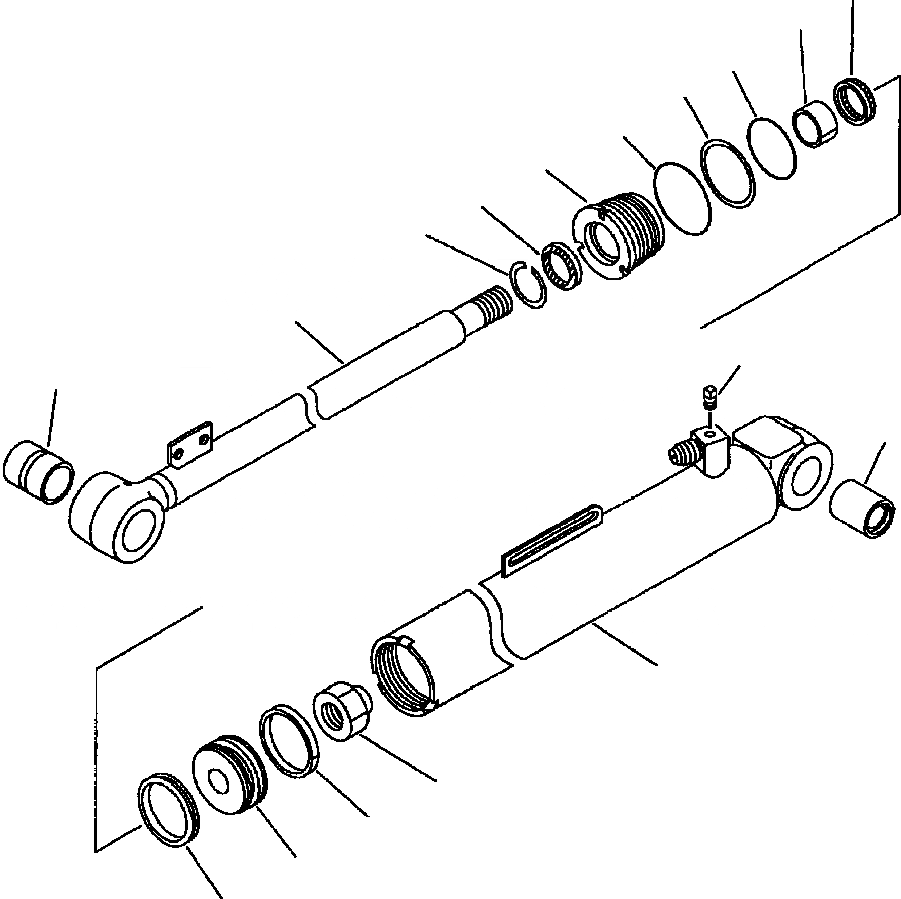 Схема запчастей Komatsu WA180-3MC - FIG. T-A ГИДРОЦИЛИНДР КОВША РАБОЧЕЕ ОБОРУДОВАНИЕ