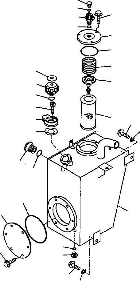 Схема запчастей Komatsu WA180PT-3L - FIG NO. H-A ГИДР. БАК. ГИДРАВЛИКА