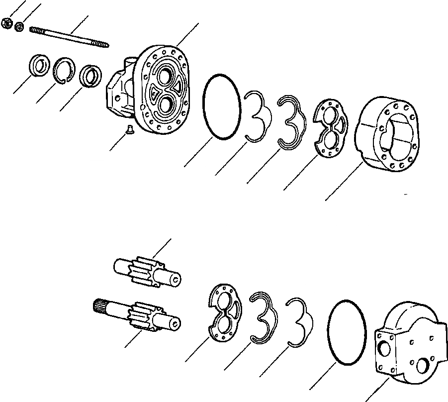 Схема запчастей Komatsu WA180PT-3L - FIG NO. H-A ГИДР. НАСОС. (/) ГИДРАВЛИКА