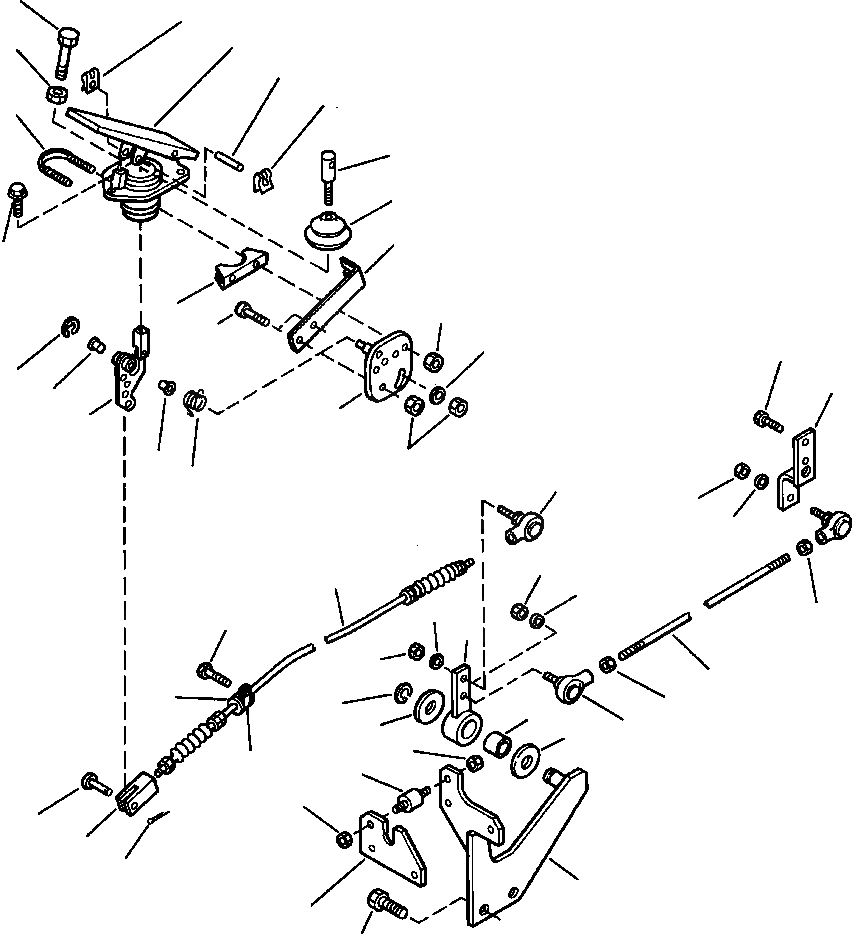 Схема запчастей Komatsu WA180PT-3L - FIG NO. K-A УПРАВЛ-Е ДВИГАТЕЛЕМ КАБИНА ОПЕРАТОРА И СИСТЕМА УПРАВЛЕНИЯ