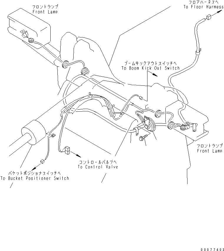 Схема запчастей Komatsu WA180PT-3MC - ЗВУК. СИГНАЛ. ЭЛЕКТРИКА