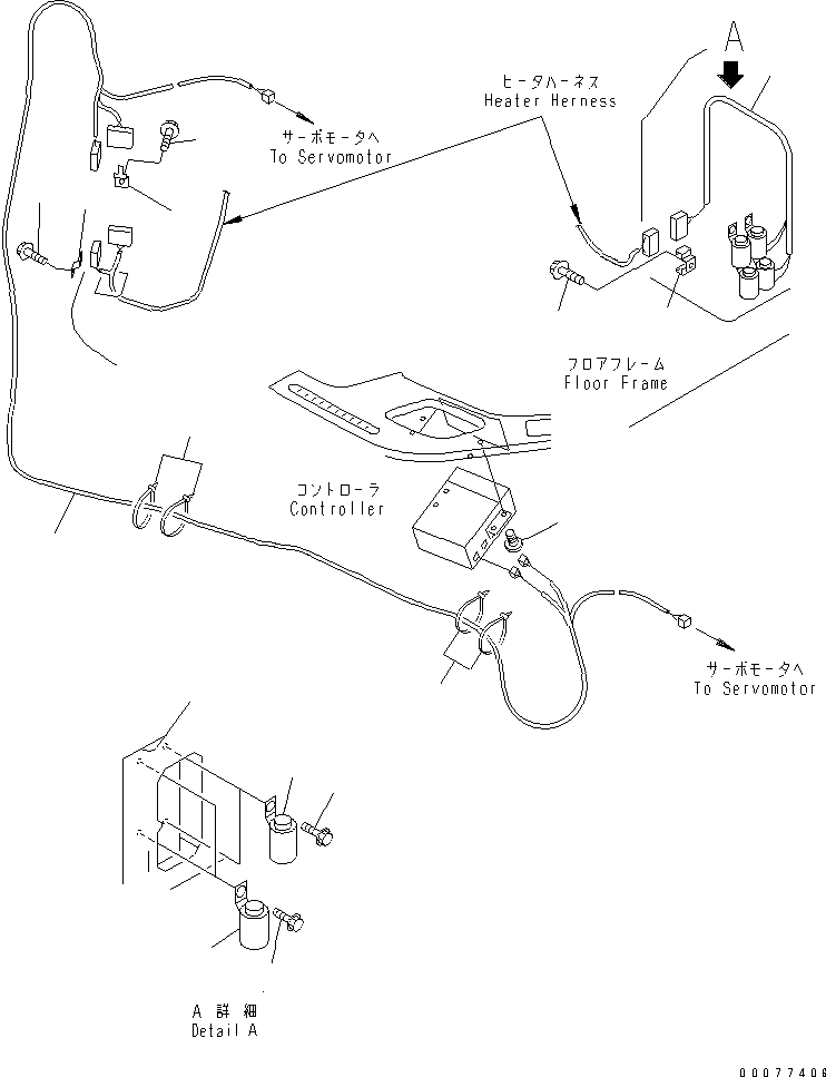 Схема запчастей Komatsu WA180PT-3MC - КОНДИЦ. ВОЗДУХА (ЭЛЕКТРИКА) КАБИНА ОПЕРАТОРА И СИСТЕМА УПРАВЛЕНИЯ