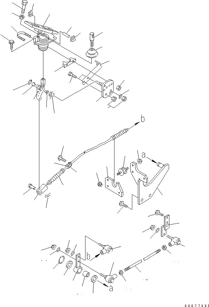 Схема запчастей Komatsu WA180PT-3MC - УПРАВЛ-Е ДВИГАТЕЛЕМ КАБИНА ОПЕРАТОРА И СИСТЕМА УПРАВЛЕНИЯ