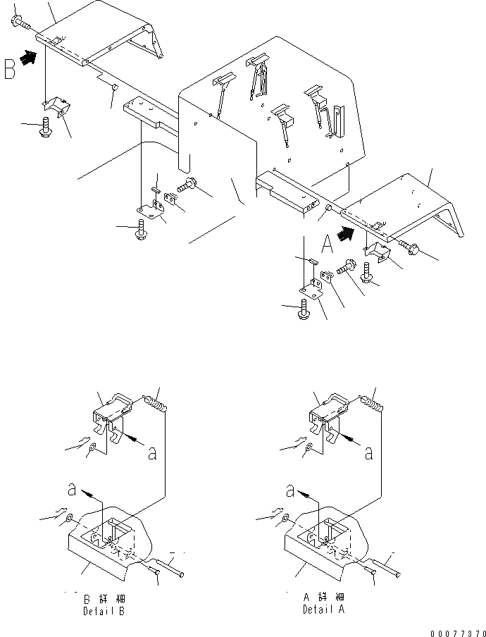 Схема запчастей Komatsu WA180PT-3MC - ПОЛН. КРЫЛО (ЗАДН.) ЧАСТИ КОРПУСА