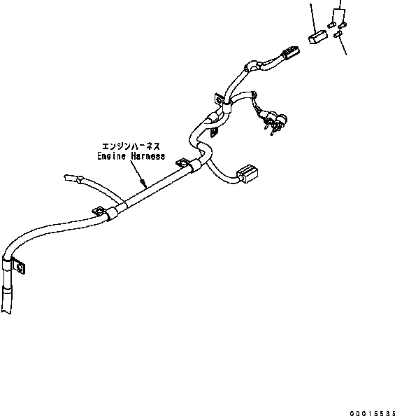 Схема запчастей Komatsu WA200-5 - КАПОТ (КОНДИЦ. ВОЗДУХА ЗАГЛУШКА) ЧАСТИ КОРПУСА