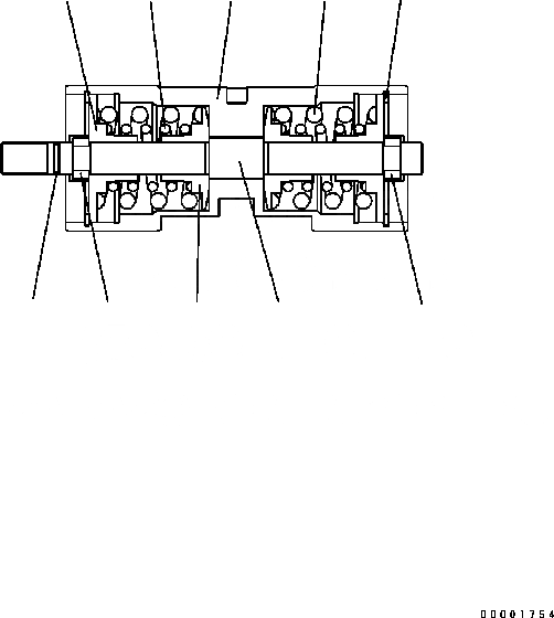 Схема запчастей Komatsu WA200-5 - НАСОС (/) ОСНОВН. КОМПОНЕНТЫ И РЕМКОМПЛЕКТЫ