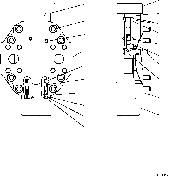 Схема запчастей Komatsu WA200-5 - МОТОР (С ORIFICE) (/7) (№B-B) ОСНОВН. КОМПОНЕНТЫ И РЕМКОМПЛЕКТЫ