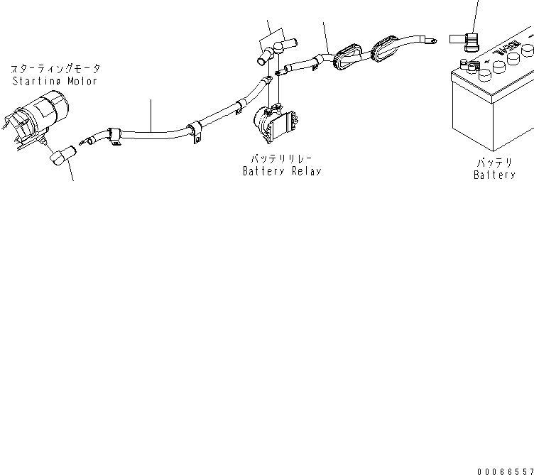 Схема запчастей Komatsu WA200-6 - ЗАДН. Э/ПРОВОДКА (WIRE) ЭЛЕКТРИКА