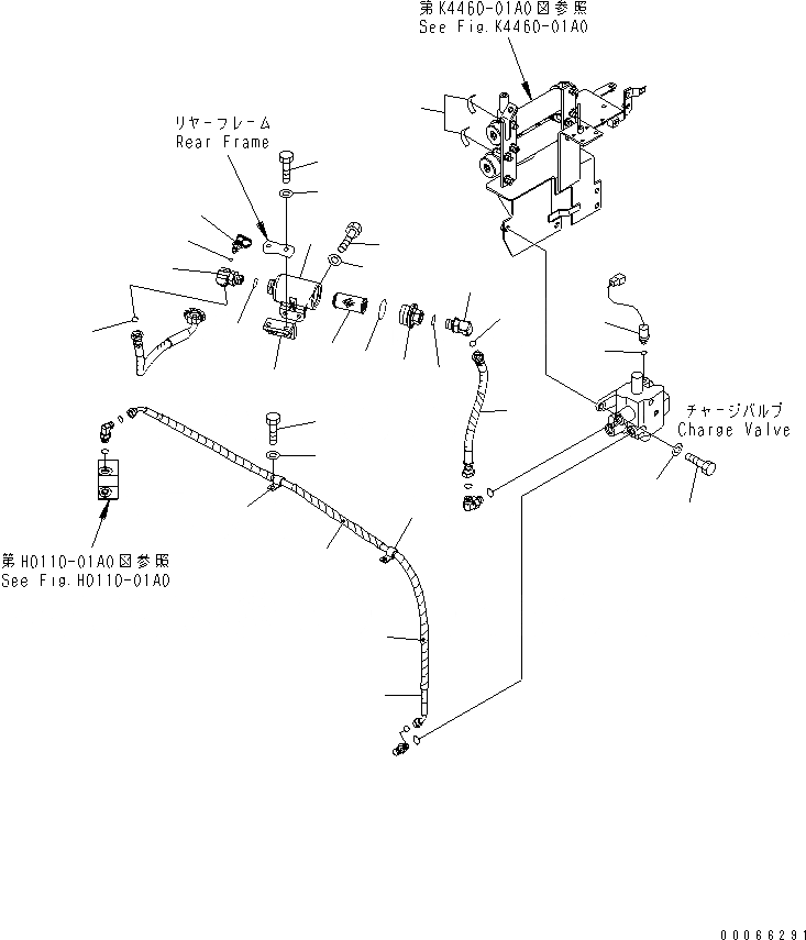 Схема запчастей Komatsu WA200-6 - УПРАВЛ-Е ТОРМОЗОМ (ТОРМОЗН. ГИДРОЛИНИЯ ФИЛЬТР.) КАБИНА ОПЕРАТОРА И СИСТЕМА УПРАВЛЕНИЯ