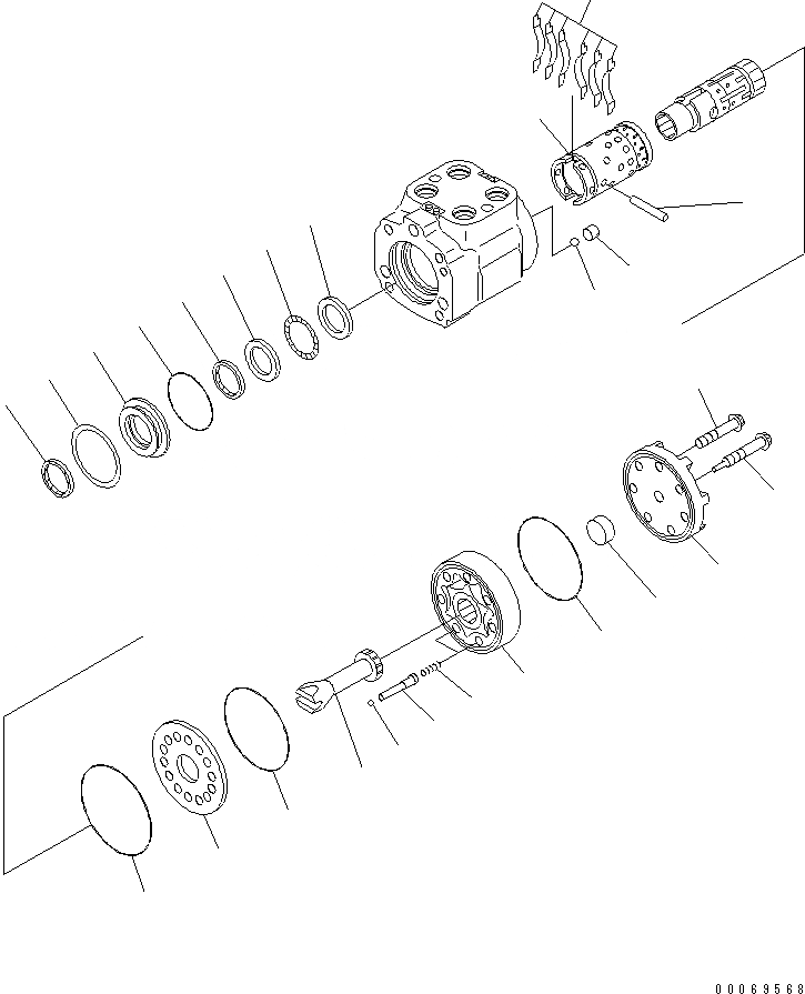 Схема запчастей Komatsu WA200PT-5L - ORBITROL КЛАПАН ГИДРАВЛИКА