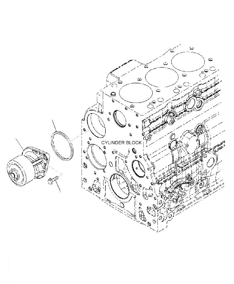 Схема запчастей Komatsu WA250-6 - A-AA ВОДЯНАЯ ПОМПА ДВИГАТЕЛЬ