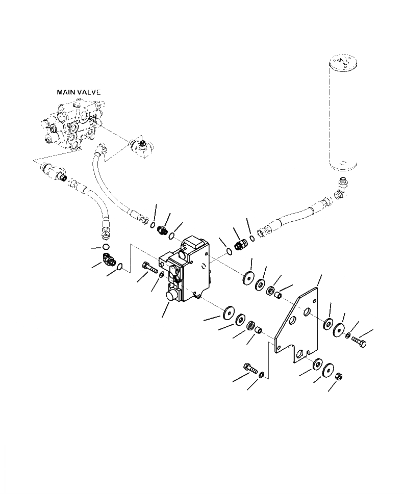 Схема запчастей Komatsu WA250-6 - H-A ГИДРОЛИНИЯ ECSS КЛАПАН (СОЕДИН-ЕS) ГИДРАВЛИКА