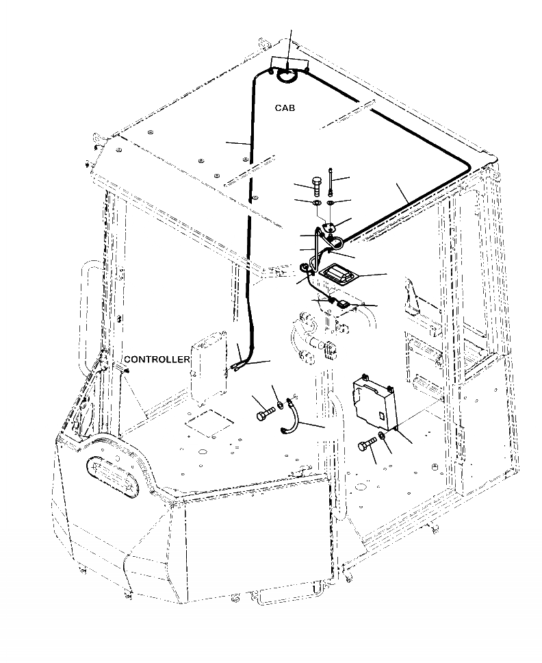 Схема запчастей Komatsu WA250-6 - K-A КАБИНА ROPS HST КОНТРОЛЛЕР И KOMTRAX АНТЕННА (/) OPERATORXD S ОБСТАНОВКА И СИСТЕМА УПРАВЛЕНИЯ